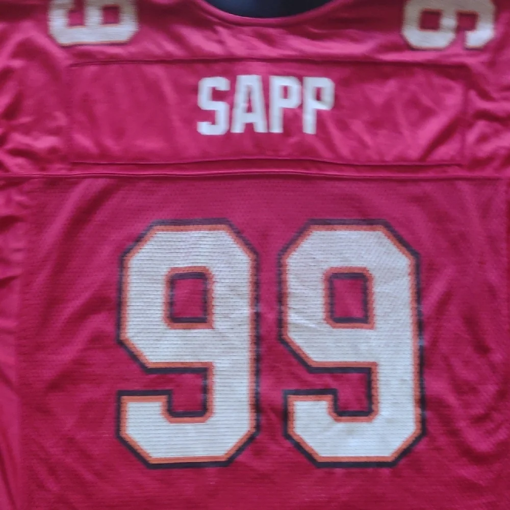 Reebok Red and Black Athletic Jersey - Picture 13 of 16